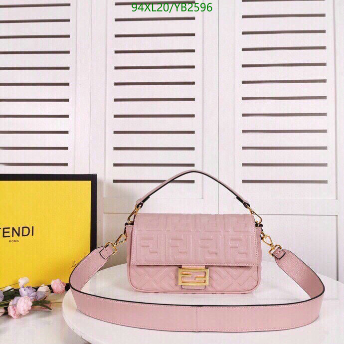 Fendi Bag-(4A)-Baguette-,Code: YB2596,$: 94USD