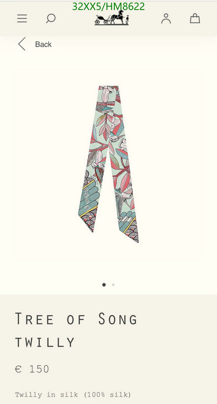 Scarf-Hermes, Code: HM8622,$: 32USD