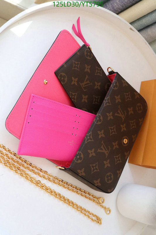 LV Bags-(Mirror)-Wallet-,Code: YT5795,$: 125USD