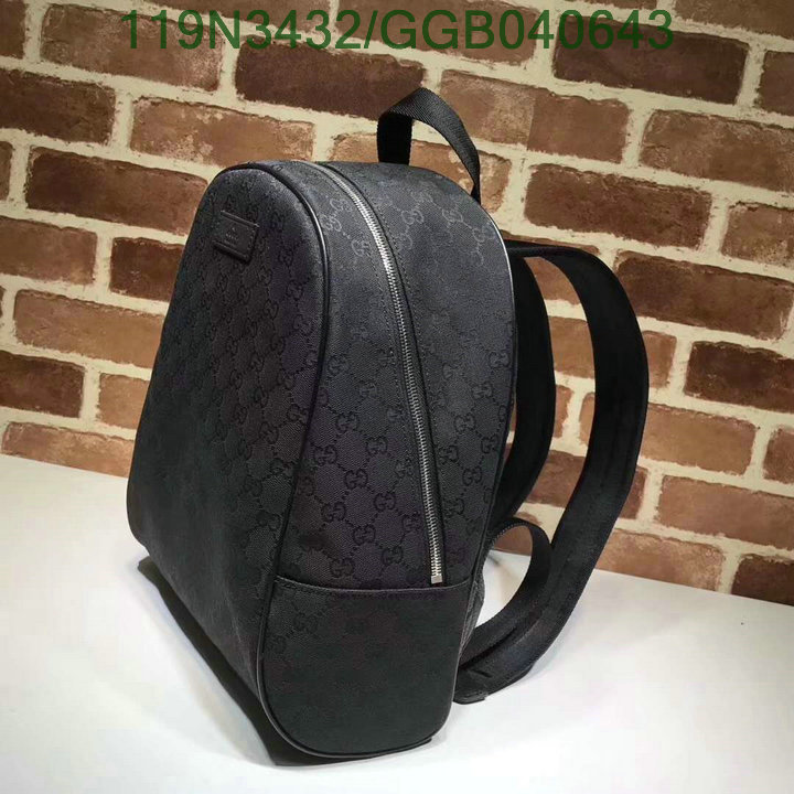 Gucci Bag-(Mirror)-Backpack-,Code:GGB040643,$:119USD