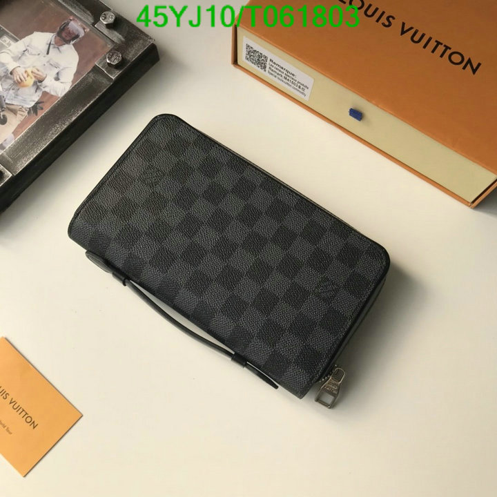 LV Bags-(4A)-Wallet-,Code: T061803,$: 45USD