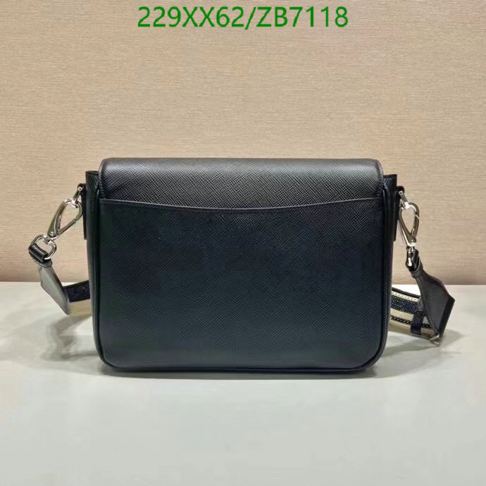 Prada Bag-(Mirror)-Diagonal-,Code: ZB7118,$: 229USD