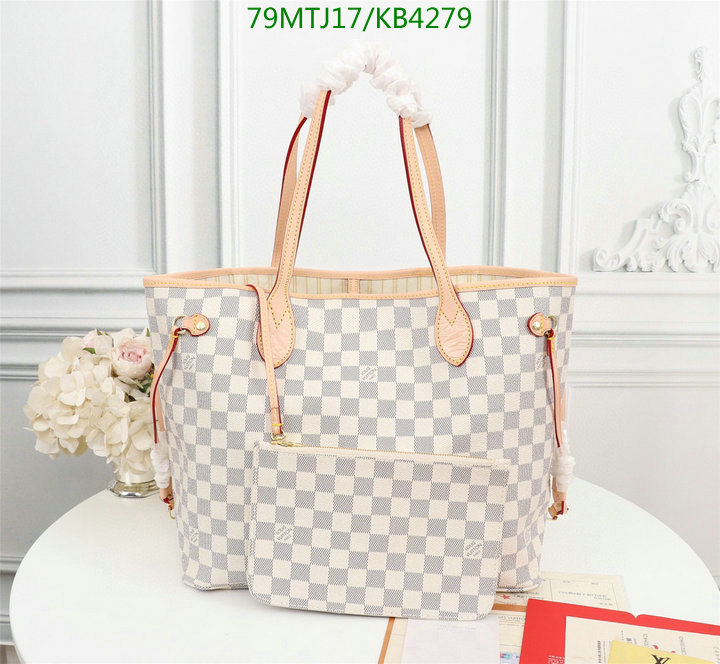 LV Bags-(4A)-Neverfull-,Code: KB4279,$: 79USD