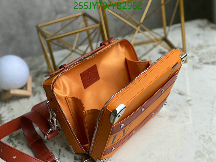 LV Bags-(Mirror)-Petite Malle-,Code: YB2982,$: 255USD