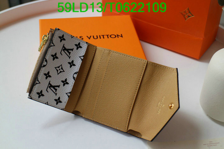 LV Bags-(Mirror)-Wallet-,Code: T0622109,$: 59USD