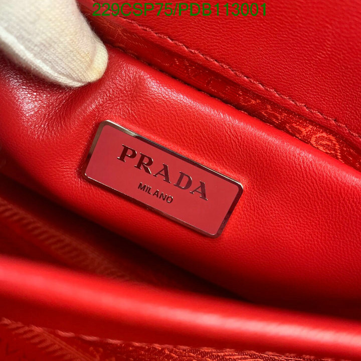 Prada Bag-(Mirror)-Diagonal-,Code: PDB113001,$: 229USD