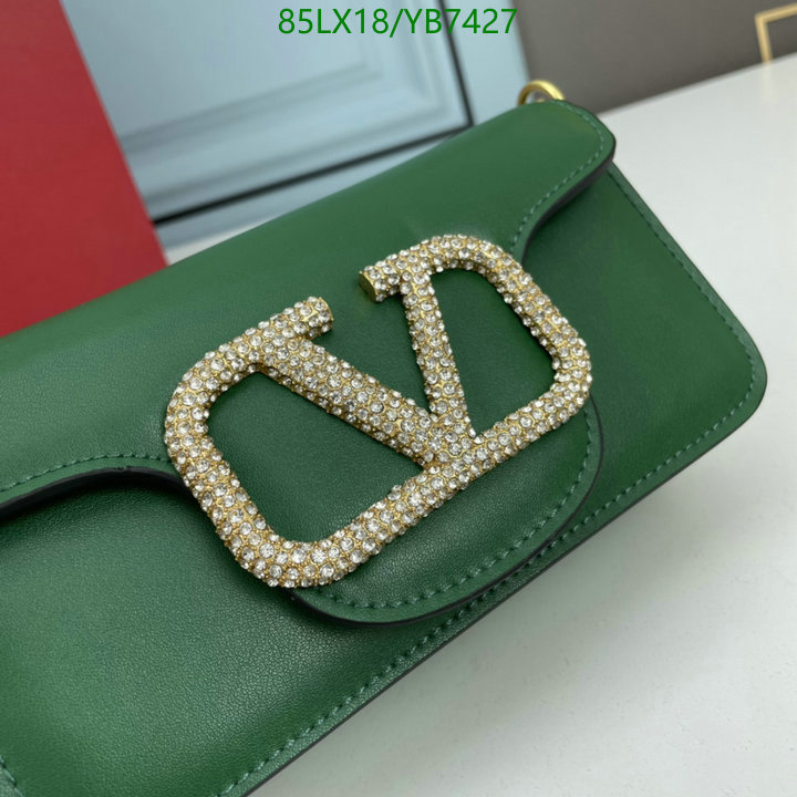 Valentino Bag-(4A)-LOC-V Logo ,Code: YB7427,$: 85USD