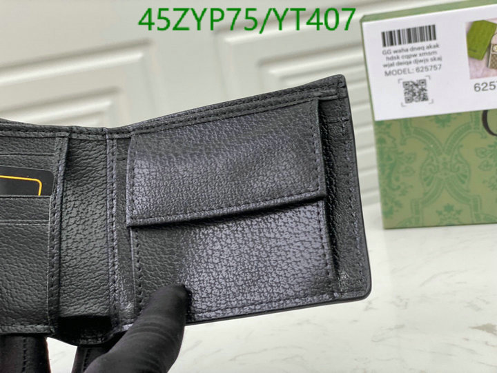 Gucci Bag-(4A)-Wallet-,Code: YT407,$: 45USD