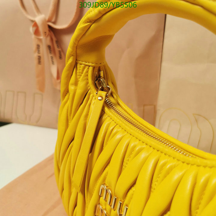 Miu Miu Bag-(Mirror)-Handbag-,Code: YB5506,$: 309USD
