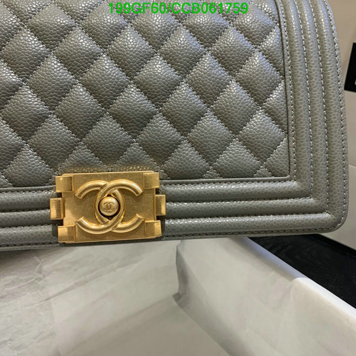 Chanel Bags -(Mirror)-Le Boy,Code: CCB061759,$: 199USD