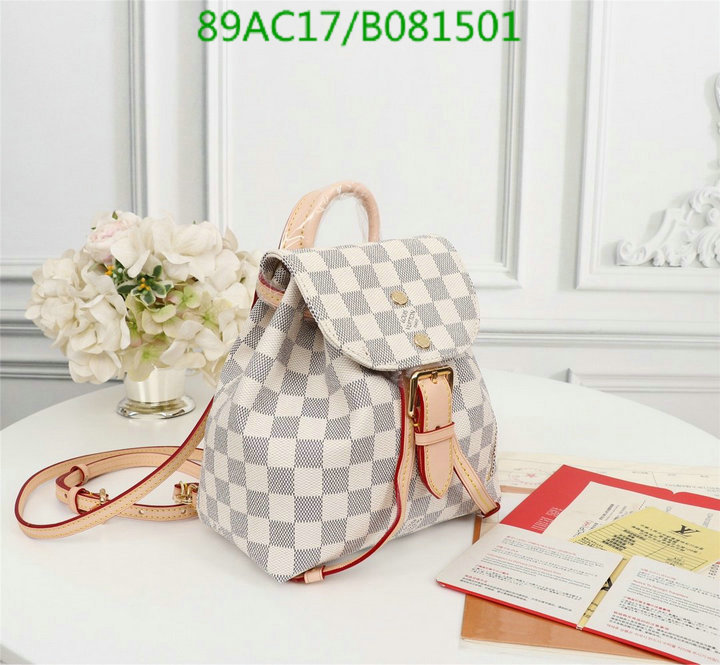 LV Bags-(4A)-Backpack-,Code: LB081501,