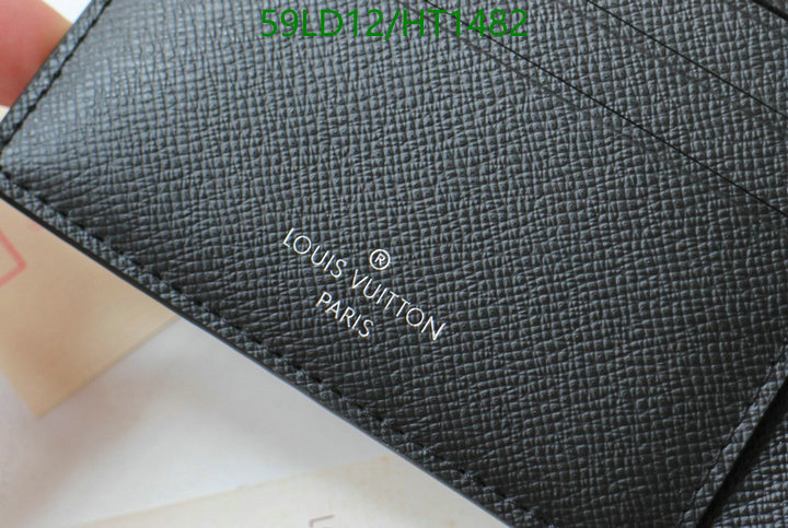 LV Bags-(Mirror)-Wallet-,Code: HT1482,$: 59USD