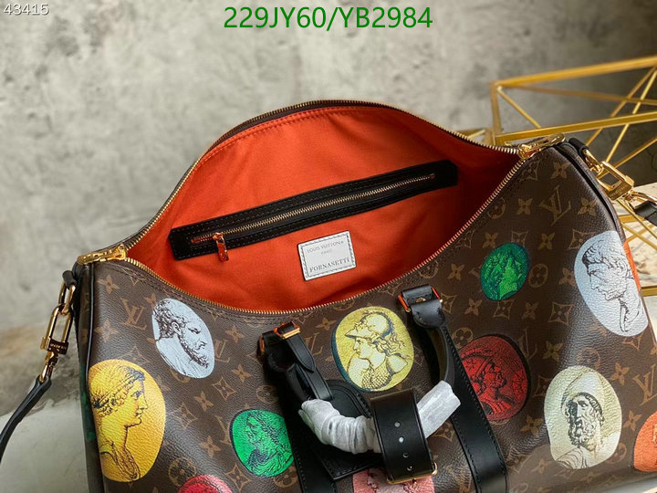 LV Bags-(Mirror)-Keepall BandouliRe 45-50-,Code: YB2984,$: 229USD