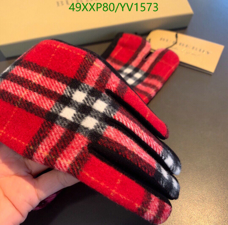 Gloves-Burberry, Code: YV1573,$: 49USD