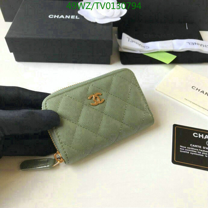 Chanel Bags ( 4A )-Wallet-,Code: TV0130794,$: 49USD