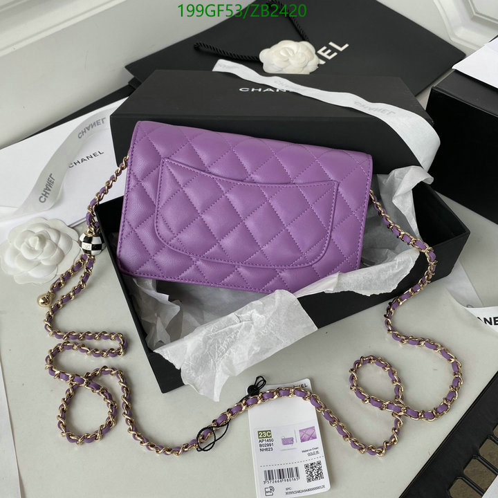 Chanel Bags -(Mirror)-Diagonal-,Code: ZB2420,$: 199USD