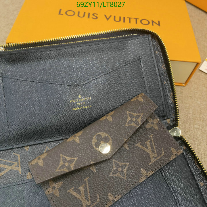 LV Bags-(4A)-Wallet-,Code: LT8027,$: 69USD