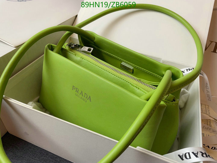 Prada Bag-(4A)-Handbag-,Code: ZB6059,$: 89USD