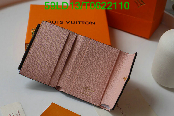 LV Bags-(Mirror)-Wallet-,Code: T0622110,$: 59USD