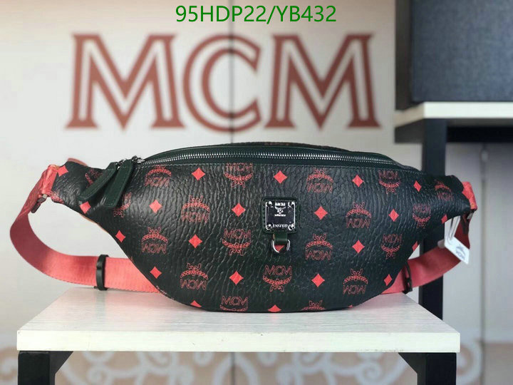 MCM Bag-(Mirror)-Belt Bag-Chest Bag--,Code: YB432,$: 95USD