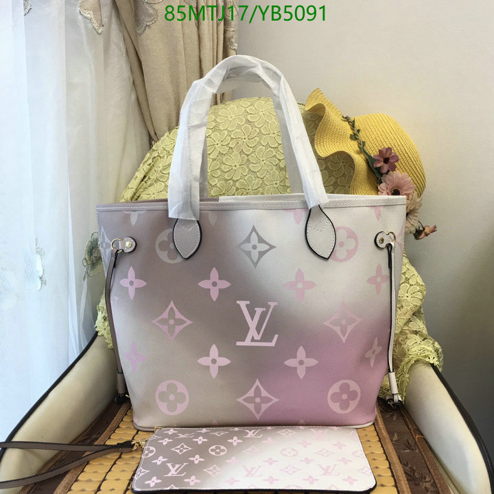 LV Bags-(4A)-Neverfull-,Code: YB5091,$: 85USD