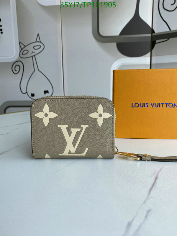 LV Bags-(4A)-Wallet-,Code: TP101905,$: 35USD