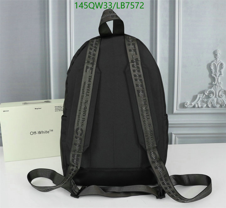 Off-White Bag-(Mirror)-Backpack-,Code: LB7572,$: 145USD