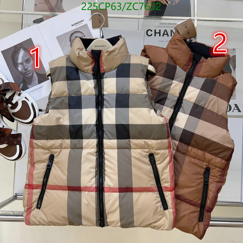 Down jacket Men-Burberry, Code: ZC7632,$: 225USD