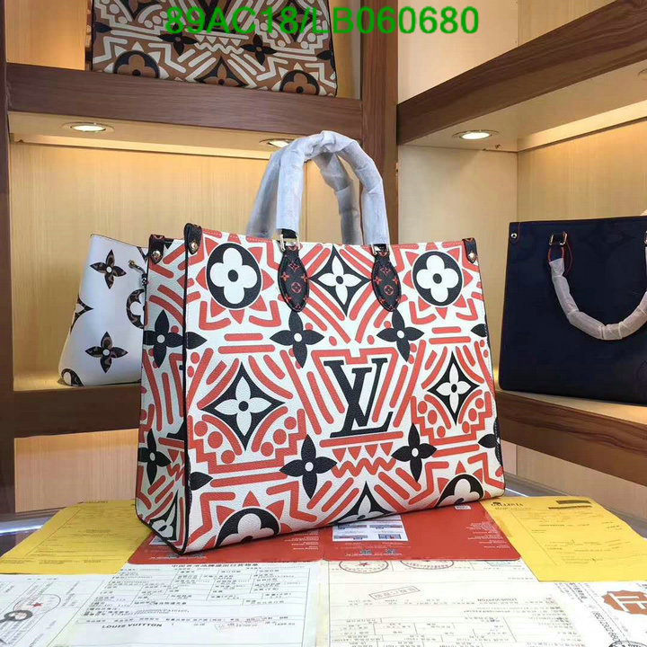 LV Bags-(4A)-Handbag Collection-,Code: LB060680,$: 89USD