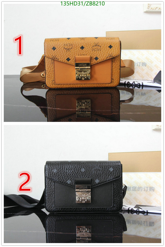 MCM Bag-(Mirror)-Diagonal-,Code: ZB8210,$: 135USD