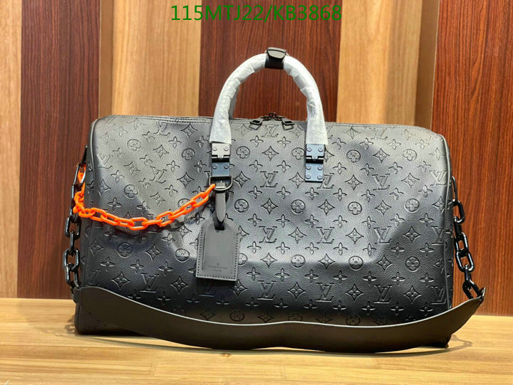 LV Bags-(4A)-Keepall BandouliRe 45-50-,Code: KB3868,$: 115USD