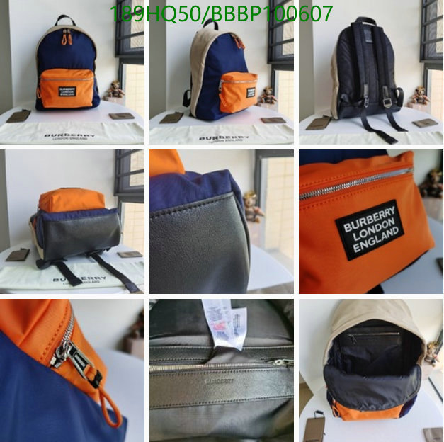 Burberry Bag-(Mirror)-Backpack-,Code: BBBP100607,$: 189USD