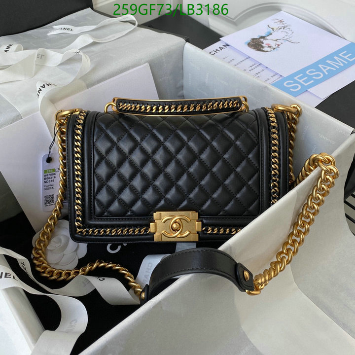 Chanel Bags -(Mirror)-Le Boy,Code: LB3186,$: 259USD