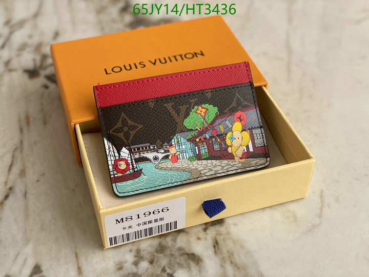 LV Bags-(Mirror)-Wallet-,Code: HT3436,$: 65USD