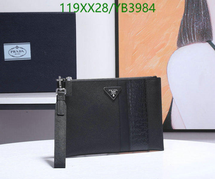 Prada Bag-(Mirror)-Clutch-,Code: YB3984,$: 119USD