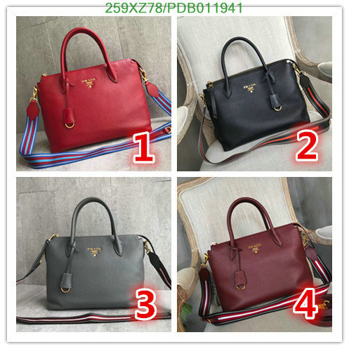 Prada Bag-(Mirror)-Handbag-,Code: PDB011941,$: 339USD