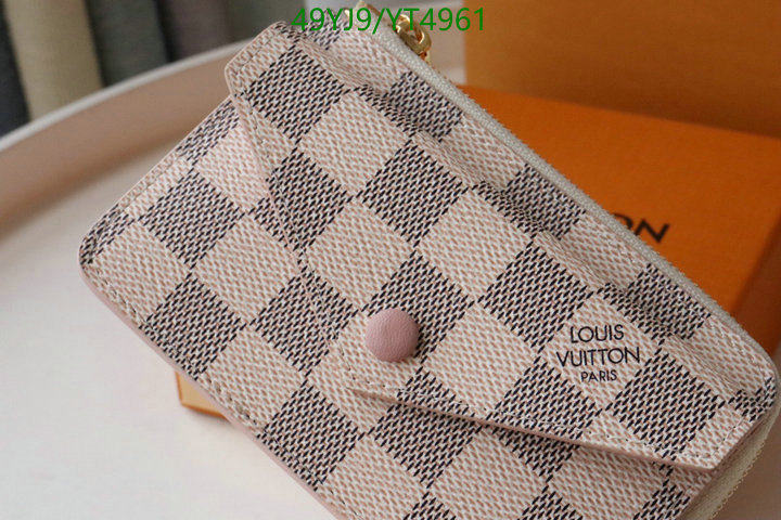 LV Bags-(4A)-Wallet-,Code: YT4961,$: 49USD