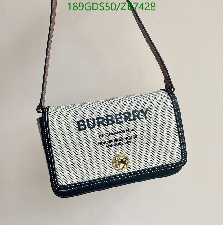 Burberry Bag-(Mirror)-Diagonal-,Code: ZB7428,$: 189USD