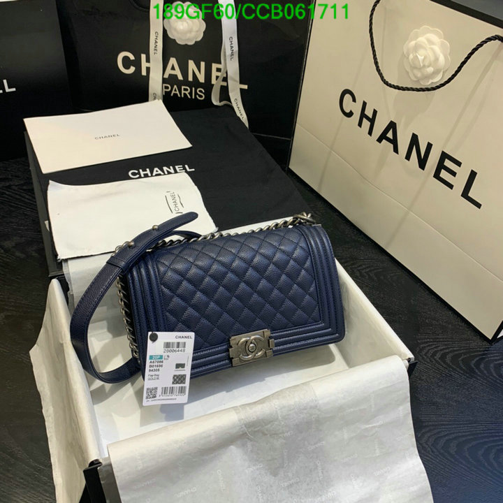 Chanel Bags -(Mirror)-Le Boy,Code: CCB061711,$: 189USD