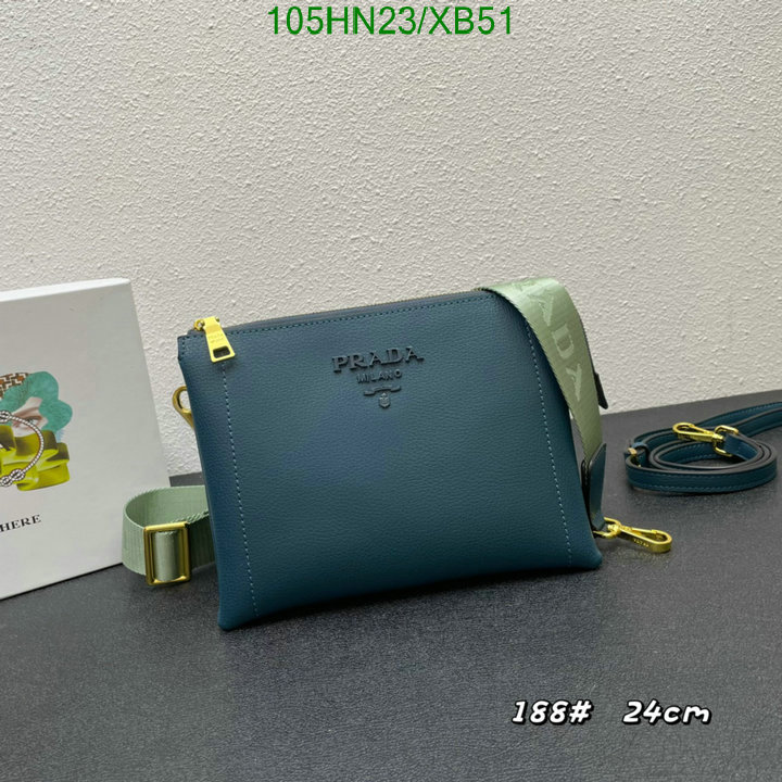 Prada Bag-(4A)-Diagonal-,Code: XB51,$: 105USD