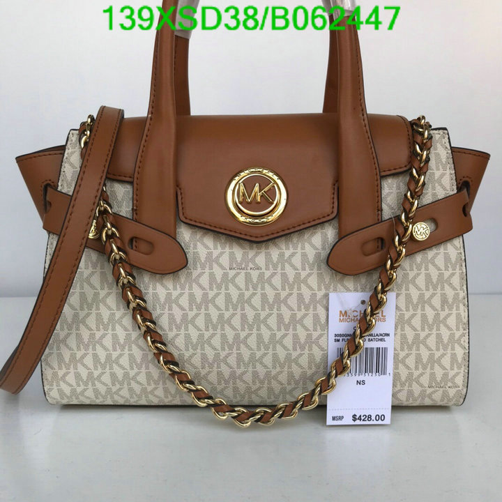 Michael Kors Bag-(4A)-Handbag-,Code: B062447,$: 139USD