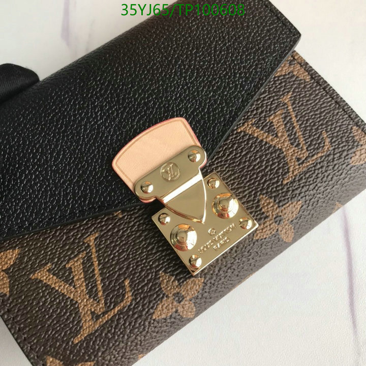 LV Bags-(4A)-Wallet-,Code: TP100608,$: 35USD