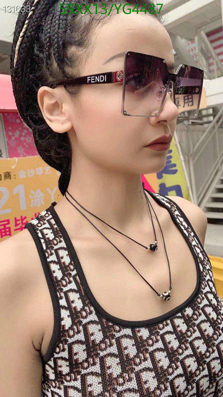 Glasses-Fendi, Code: YG4487,$: 59USD