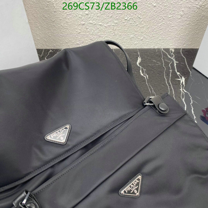 Prada Bag-(Mirror)-Diagonal-,Code: ZB2366,$: 269USD