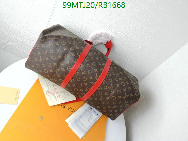 LV Bags-(4A)-Keepall BandouliRe 45-50-,Code:RB1668,$: 99USD