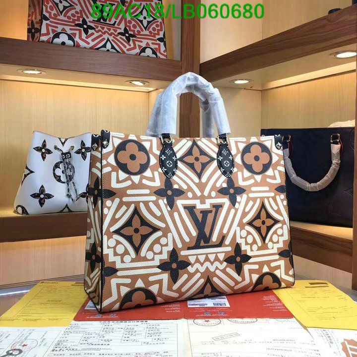 LV Bags-(4A)-Handbag Collection-,Code: LB060680,$: 89USD