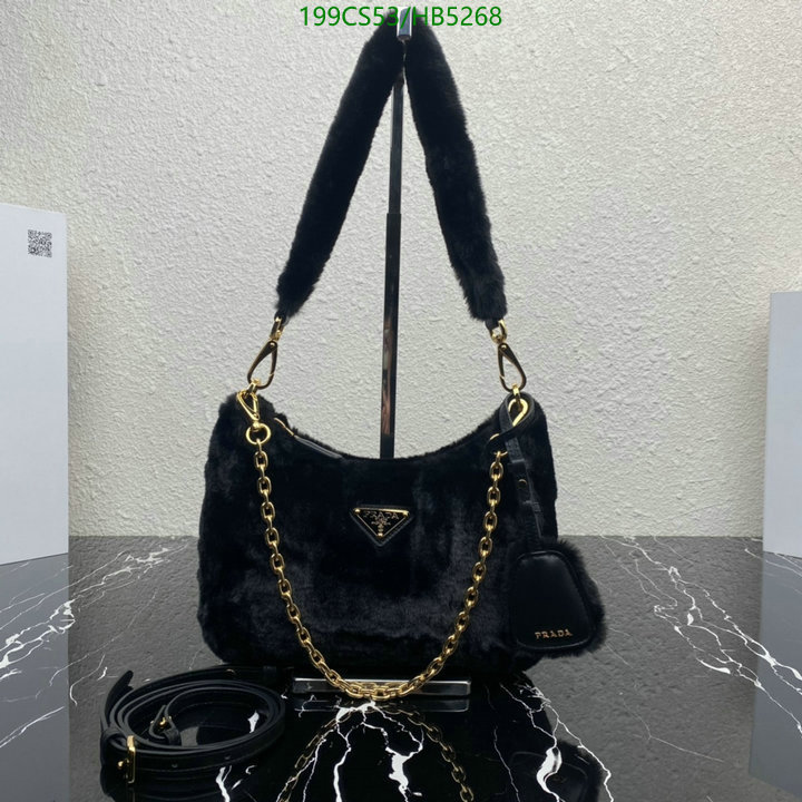 Prada Bag-(Mirror)-Re-Edition 2005,Code: HB5268,$: 199USD