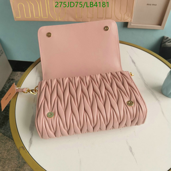 Miu Miu Bag-(Mirror)-Diagonal-,Code: LB4181,$: 275USD