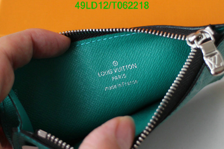 LV Bags-(Mirror)-Wallet-,Code: T062218,$: 49USD