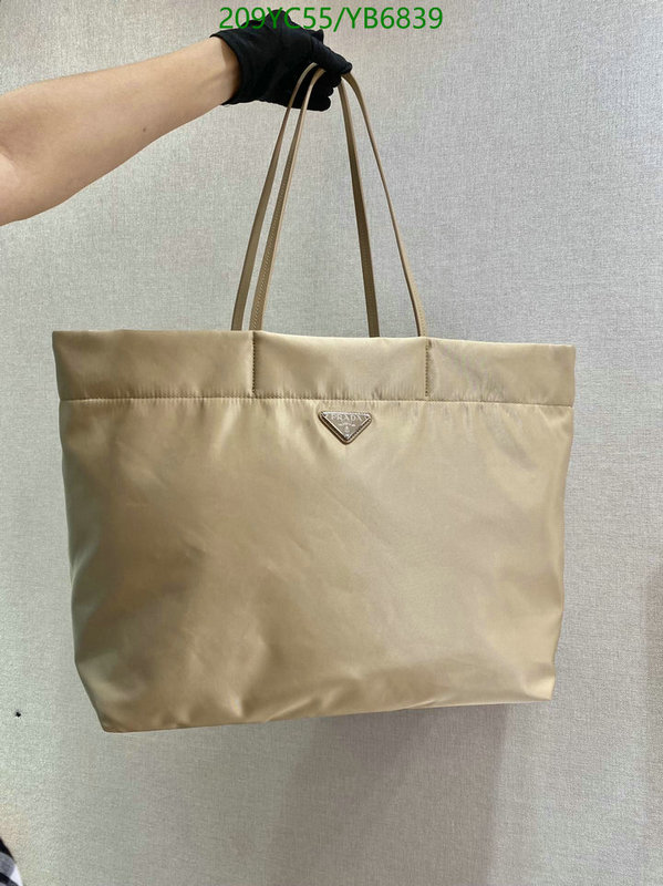 Prada Bag-(Mirror)-Handbag-,Code: YB6839,$: 209USD